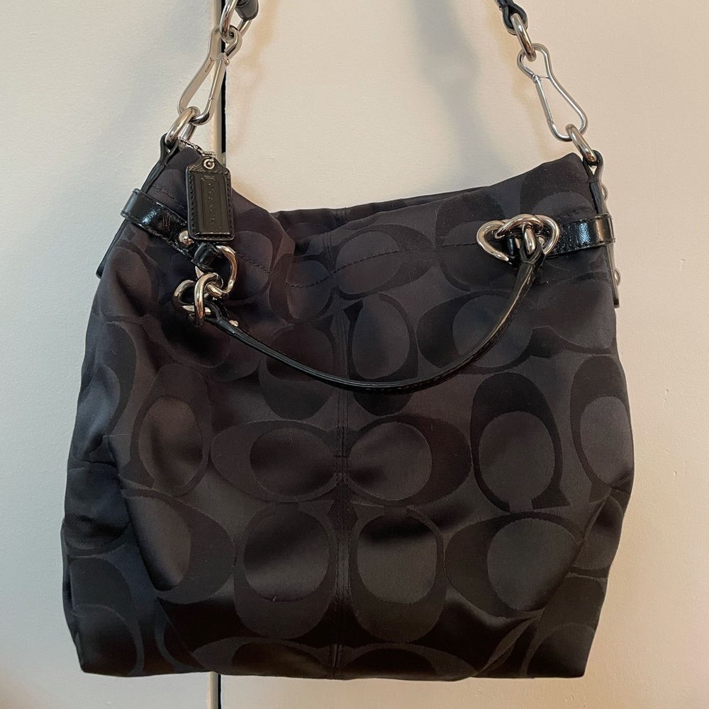 Coach Medium Size Black Shoulder Bag